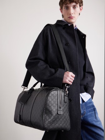 MR PORTER Arabella Monogrammed Leather Duffle Bag