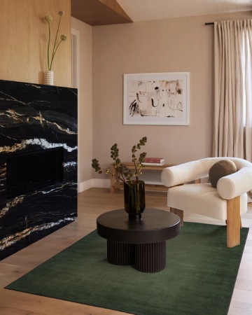 Ruggable Aura Ombre Solid Sage Rug