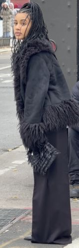 monochromatic black fur