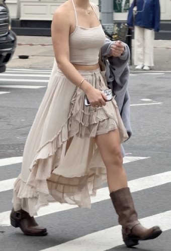 ruffle skirt
