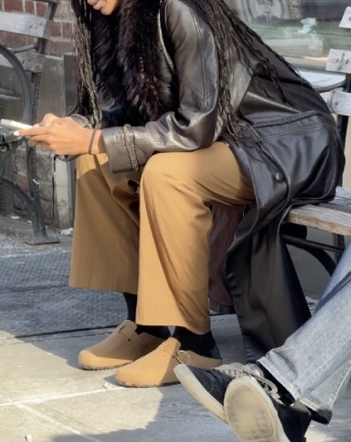 leather trench coat