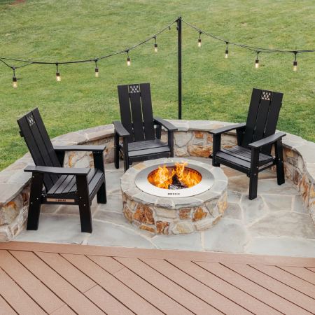 Breeo Zentro Stainless Steel Smokeless Fire Pit Insert